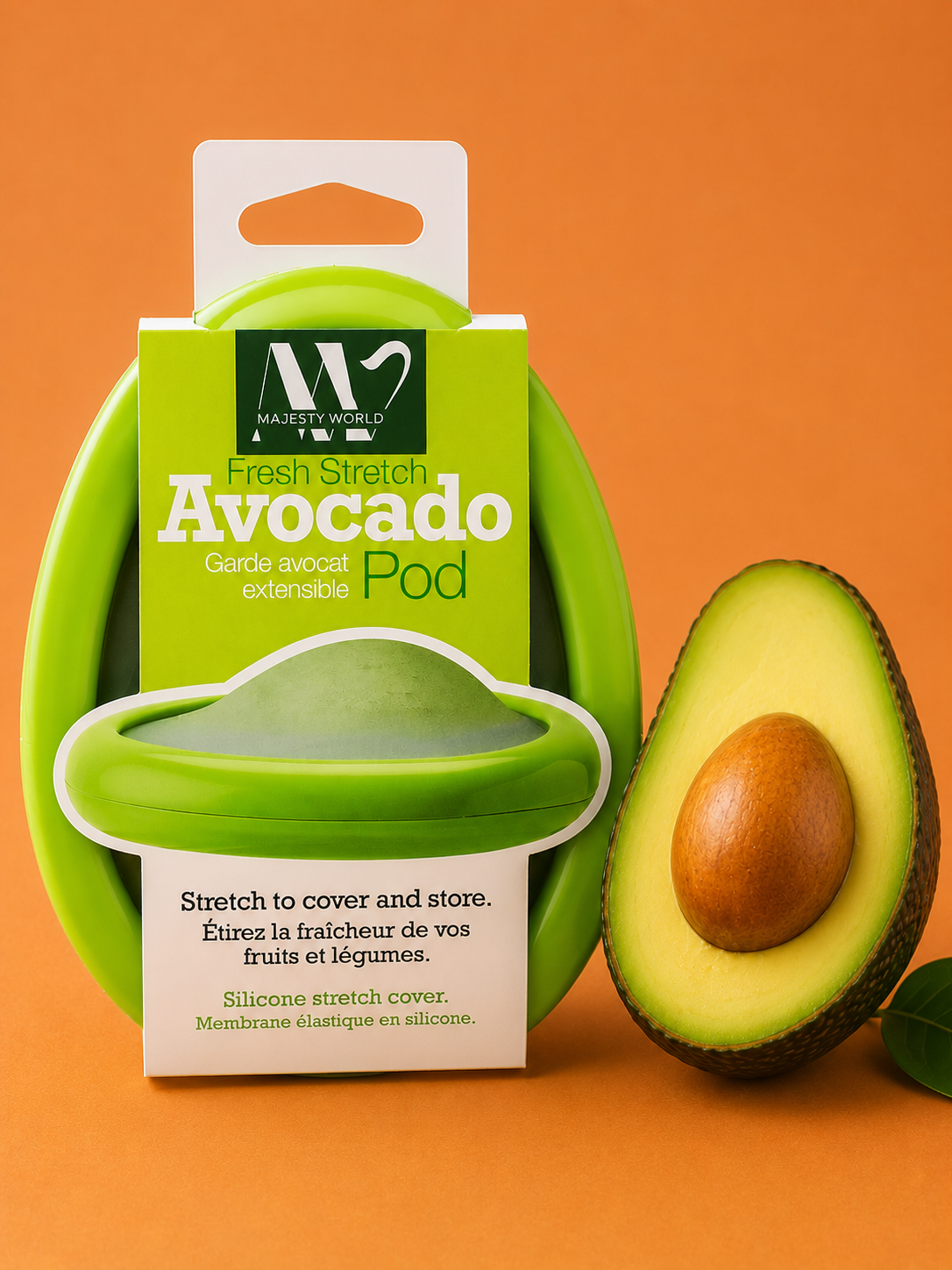 Avocado Saver - Anti-Oxidation Silicone Avocado Storage Box, Fresh Stretch Pod, Reusable Avocado Container | Avocado Holder, Avocado Keeper for Fridge, Fridge Pod, Avocado Halves Storage