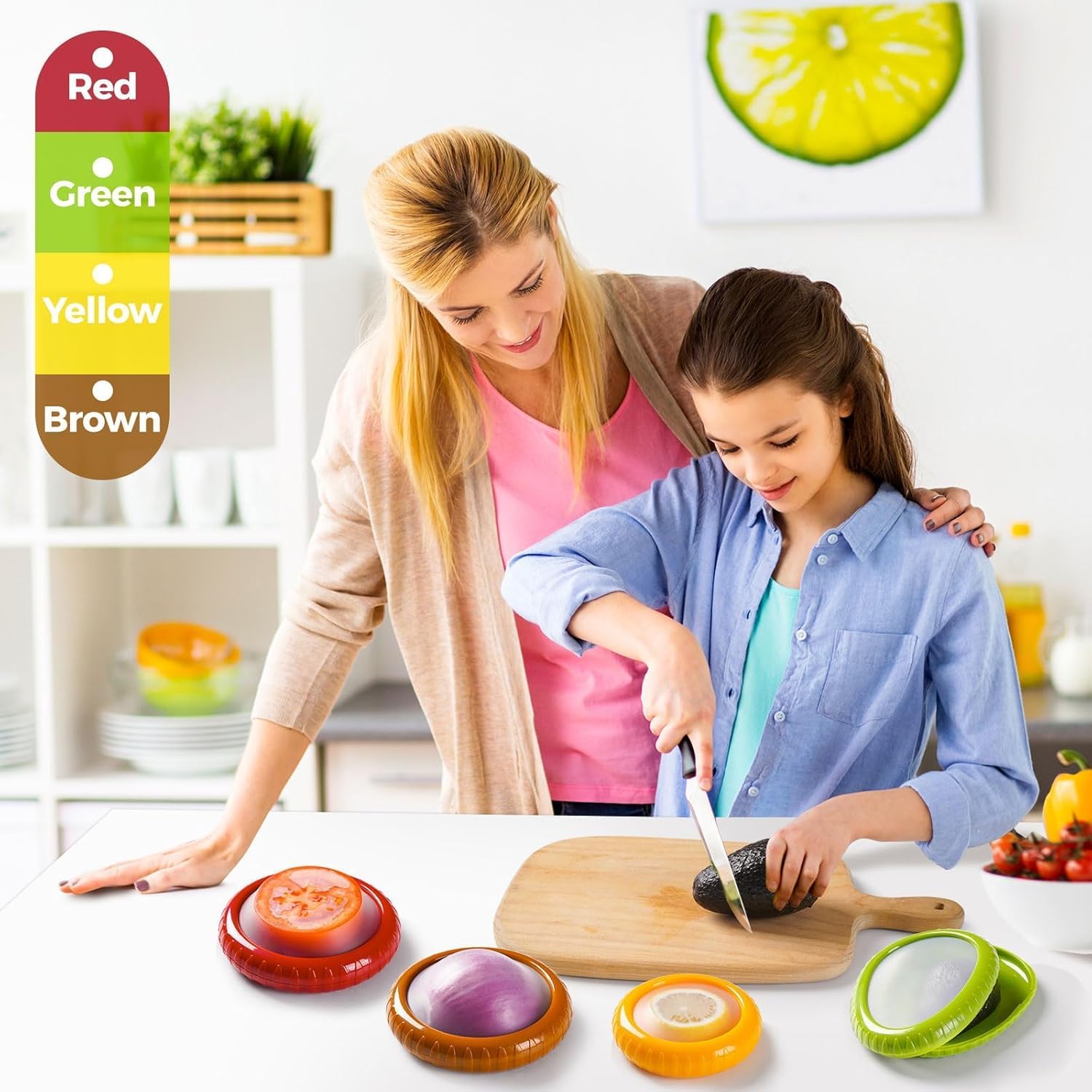 Avocado Saver - Anti-Oxidation Silicone Avocado Storage Box, Fresh Stretch Pod, Reusable Avocado Container | Avocado Holder, Avocado Keeper for Fridge, Fridge Pod, Avocado Halves Storage