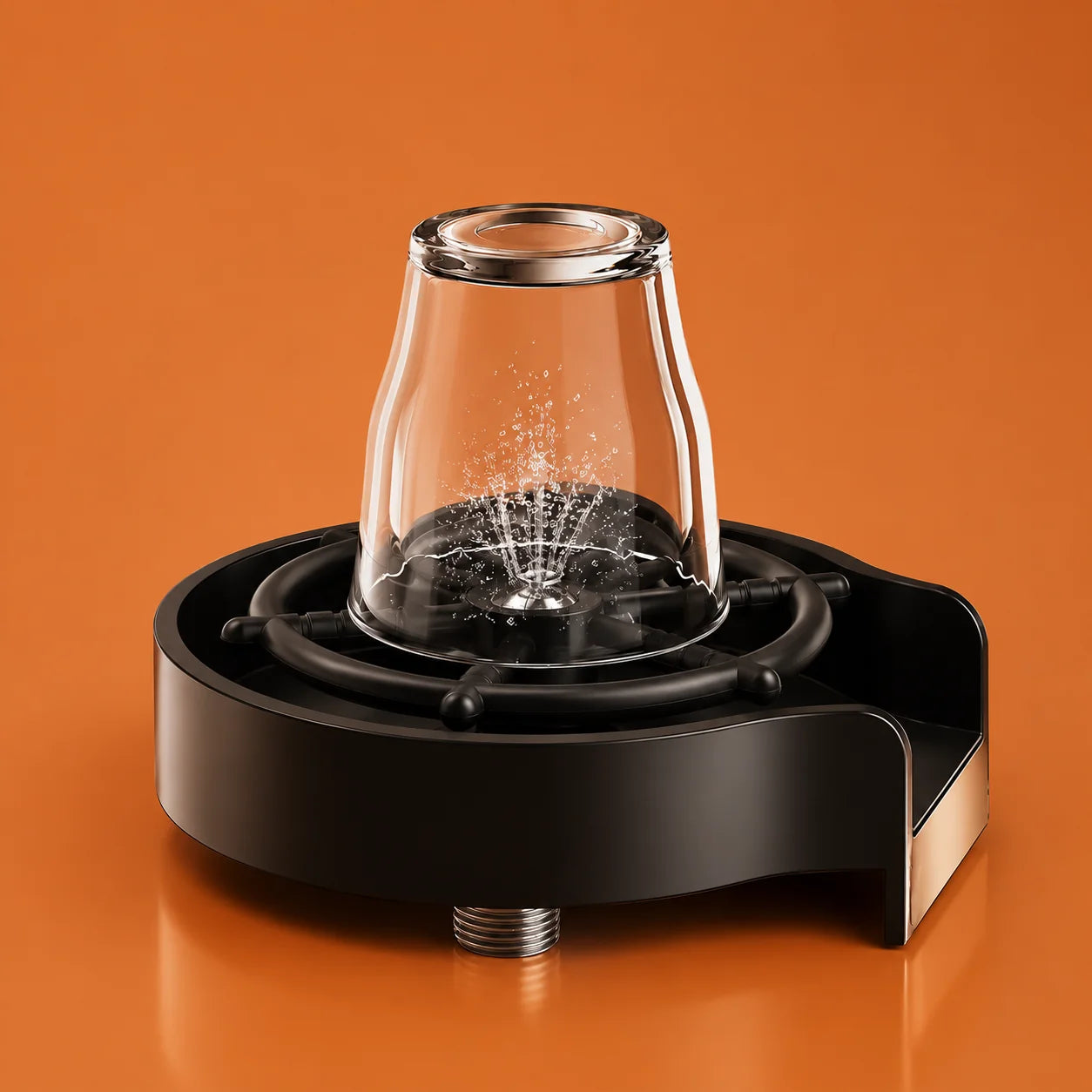 Bar Counter Cup Washer Sink High-pressure Spray Automatic Faucet Coffee Pitcher Wash Cup Tool Kitchen